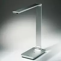 sidabrine staline lempa - TIROSS TS1815 Stalinis šviestuvas LED Sidabrinis (Silver) - 1 nuotrauka