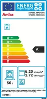 dujine virykle su dujine orkaite - Amica 57GGS1.23OFPW - 4 nuotrauka