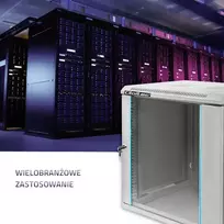 spintos spinteles - Qoltec 54485 RACK spinta 19 colių 12U 600 x 450 x 635 - 7 nuotrauka