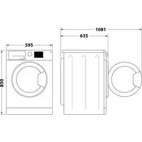 dziovykle skalbykle whirlpool - Whirlpool FFWDD 1076258 BV EU - 4 nuotrauka
