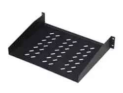 lentyna 19 - Tinklo įranga Digitus Fixed Shelf for Racks DN-19 TRAY-2-55-SW Black - 3 nuotrauka