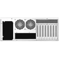 4u korpusas - SilverStone RM45-360 Rackmount-kompiuterio korpusas, 4U-Formfaktor - pillows spalvos - 3 nuotrauka