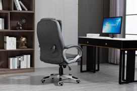 offici kede - Activejet YK7304 šildoma biuro kėdė su masažu pilka (Grey) - 2 nuotrauka