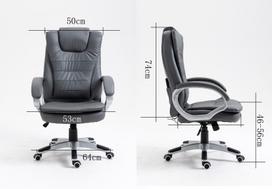 offici kede - Activejet YK7304 šildoma biuro kėdė su masažu pilka (Grey) - 3 nuotrauka