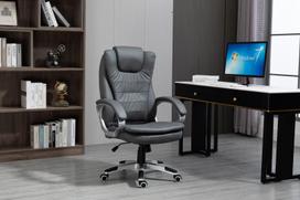 offici kede - Activejet YK7304 šildoma biuro kėdė su masažu pilka (Grey) - 4 nuotrauka