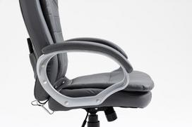 offici kede - Activejet YK7304 šildoma biuro kėdė su masažu pilka (Grey) - 7 nuotrauka