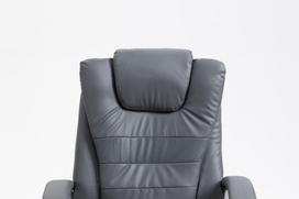 offici kede - Activejet YK7304 šildoma biuro kėdė su masažu pilka (Grey) - 14 nuotrauka
