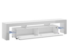 40 tv stovas - Cama Meble Toro 200 TV Stand Grey/White Gloss - 4 nuotrauka