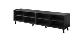 craft spintele - TV staliukas Cama Meble ETNA, juodas (Black Matt)/ąžuolas (Oak Craft), 200 cm x 42 cm x 52 cm - 3 nuotrauka
