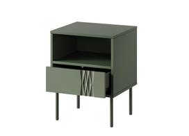 bedside - Naktinis staliukas Cama Meble Tresse, žalia sp., 53 cm x 44 cm x 40 cm - 4 nuotrauka