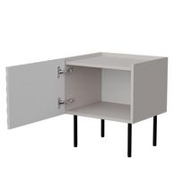 kasmyras spalva - Naktinis staliukas Cama Meble Lucca, kašmyro sp., 52 cm x 40 cm x 47 cm - 4 nuotrauka