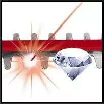 akumuliatorines gyvatvoriu zirkles einhell - Einhell GE-CH 36/65 Li-Solo - 8 nuotrauka