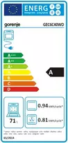wd 40 - Gorenje GEC6C 40 WD - 9 nuotrauka