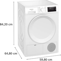 siemens iq300 - Siemens WT43H004 iQ300 (Balta - White) - 4 nuotrauka