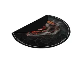 genesis kede - Genesis Tellur 400 Round Lava Grindų Kilimėlis ,  Juodas (Black) - 5 nuotrauka