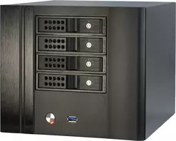 mitx - Inter-Tech SC-4004 mITX Black - 2 nuotrauka
