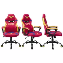 senukai gaming kedes - Subsonic Junior Wonder Woman, mėlyna/raudona/geltona (Blue/Red/Yellow) - 7 nuotrauka