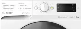 mini skalbimo masina - Indesit MTWE81495WBPL - 6 nuotrauka