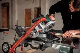 skersinio pjovimo stakles - Metabo KGS 216 M SET 1200W + papildomas diskas - 4 nuotrauka
