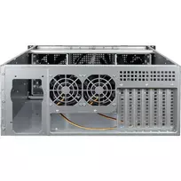 4u korpusas - Kompiuterio korpusas Inter-Tech 4U-40255 ATX, juoda - 6 nuotrauka