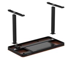 staliukas c - ACTIVEJET ET119W-C 140x70 Juodas (Black) rašomasis stalas su elektriniu aukščio reguliavimu - 7 nuotrauka