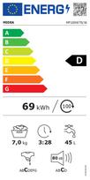 wash machine - Midea MF100W70/W Baltas (White) - 2 nuotrauka