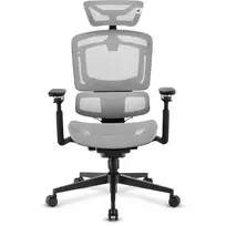 kedes tinklines - Biuro kėdė Sharkoon OfficePal C50M, pilka (Gray) - 4 nuotrauka