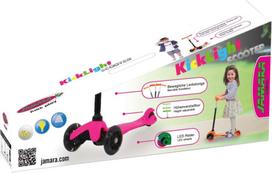 scooter paspirtukai - Vaikiškas paspirtukas JAMARA Scooter Junior Foot, rožinis - 6 nuotrauka