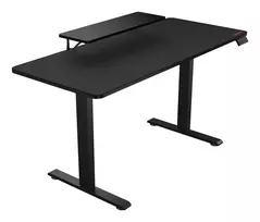 reguliuojamo aukscio rasomasis - Kompiuterinių žaidimų stalas reguliuojamo aukščio Cougar E-Star, 140 cm x 60 cm, 75 cm, juoda sp. - 6 nuotrauka