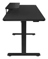reguliuojamo aukscio rasomasis - Kompiuterinių žaidimų stalas reguliuojamo aukščio Cougar E-Star, 140 cm x 60 cm, 75 cm, juoda sp. - 7 nuotrauka