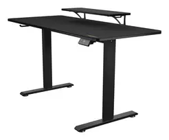 reguliuojamo aukscio rasomasis - Kompiuterinių žaidimų stalas reguliuojamo aukščio Cougar E-Star, 140 cm x 60 cm, 75 cm, juoda sp. - 9 nuotrauka