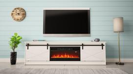 tv staliukas - TV staliukas Cama Meble RTV Granero, balta (White), 200 cm x 56.7 cm x 35 cm, su židiniu - 4 nuotrauka