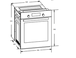 baltos orkaites imontuojamos - MPM MPM-45-BO-22/W - 3 nuotrauka