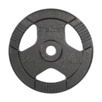 ketaus juodas - Olimpinis ketaus svoris REBEL ACTIVE RBA-2143-20, 20 kg, 51 mm skylė, Juodas (Black) - 2 nuotrauka