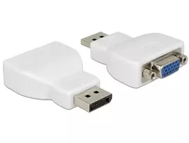 display port laidas - Delock Adapter Display port 1.1 to VGA White - 2 nuotrauka