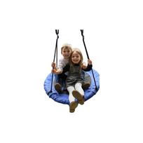 sodo lizdas - Lean Sport Vaikiškos sūpynės „Gandro lizdas“, mėlynos (Blue) 80 cm - 3 nuotrauka