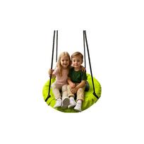 vaikiskos supynes vaikams - Leansport Vaikiškos sūpynės Gandralizdis, 60 cm, žalia (Green) - 3 nuotrauka