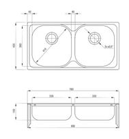 virtuvine plautuve deante xylo - Deante Xylo ZEX 3203, nerūdijantysis plienas (Stainless Steel) - 2 nuotrauka