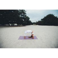 fitneso kilimelis -  Tunturi PVC Yogamat 14TUSYO036, violetinė, 182 cm x 61 cm x 0.4 cm - 2 nuotrauka