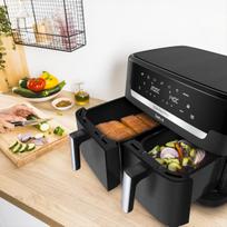 tefal dual easy fry - Tefal Easy Fry Dual XXL EY9428E Juoda (Black) - 2 nuotrauka