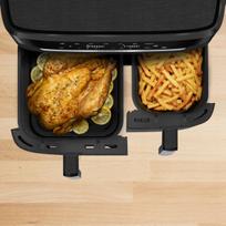 tefal dual easy fry - Tefal Easy Fry Dual XXL EY9428E Juoda (Black) - 4 nuotrauka