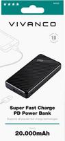 power bank 20000mah pd - Vivanco power bank 20000mAh Super Fast PD 18W (63123) - 2 nuotrauka