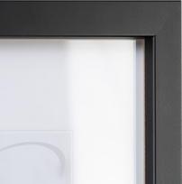 nuotrauku remeliai 40x50 - Cubo photo frame 40x50, black (VF2275) | 21424 - 3 nuotrauka
