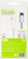 charging usb c 2m - D-Fruit cable USB-C - USB-C 2m, white (DF119) | 50493 - 3 nuotrauka