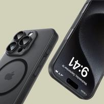 iphone 16 pro max deklas magsafe - Tech-Protect "Magslim Magsafe Case iPhone 16 Pro Max" Matte Black - 3 nuotrauka