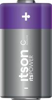 lr14 - itson itsPOWER battery Alkaline LR14IPO/2CP - 2 nuotrauka