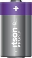 bateriju elementai d - itson itsPOWER battery Alkaline LR20IPO/2CP - 2 nuotrauka