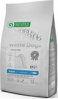 Nature's Protection Superior Care Adult Small Breed Baltas (White) su silkėmis 1,5 kg