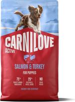 CARNILOVE Active Dog Puppies Salmon & Turkey 4 kg