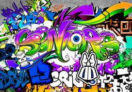 Fototapetas Artgeist Words Of City, 210 cm x 300 cm